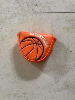 Nike Orange Basketball Putter Cover